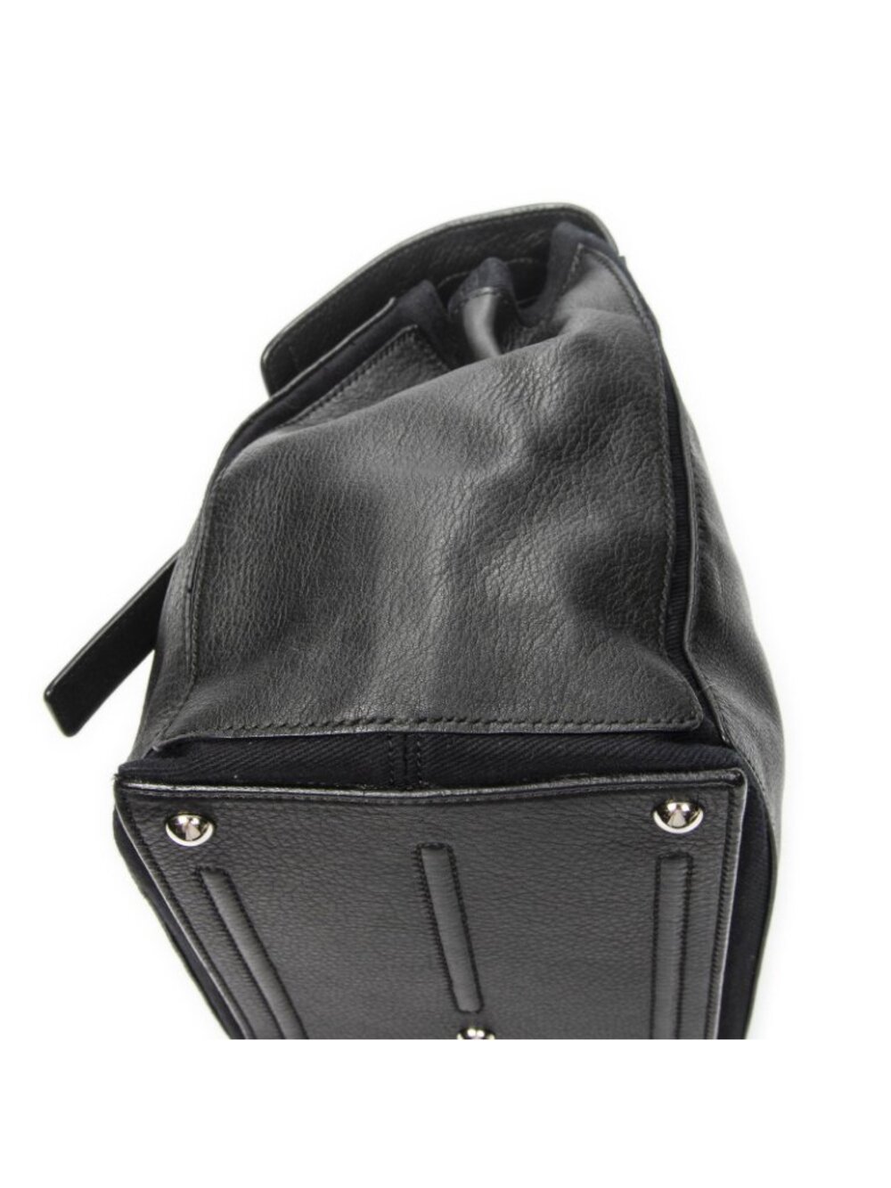 Saint Laurent Black Grain Calf Leather Shoulder Bag - Picture 8 of 10